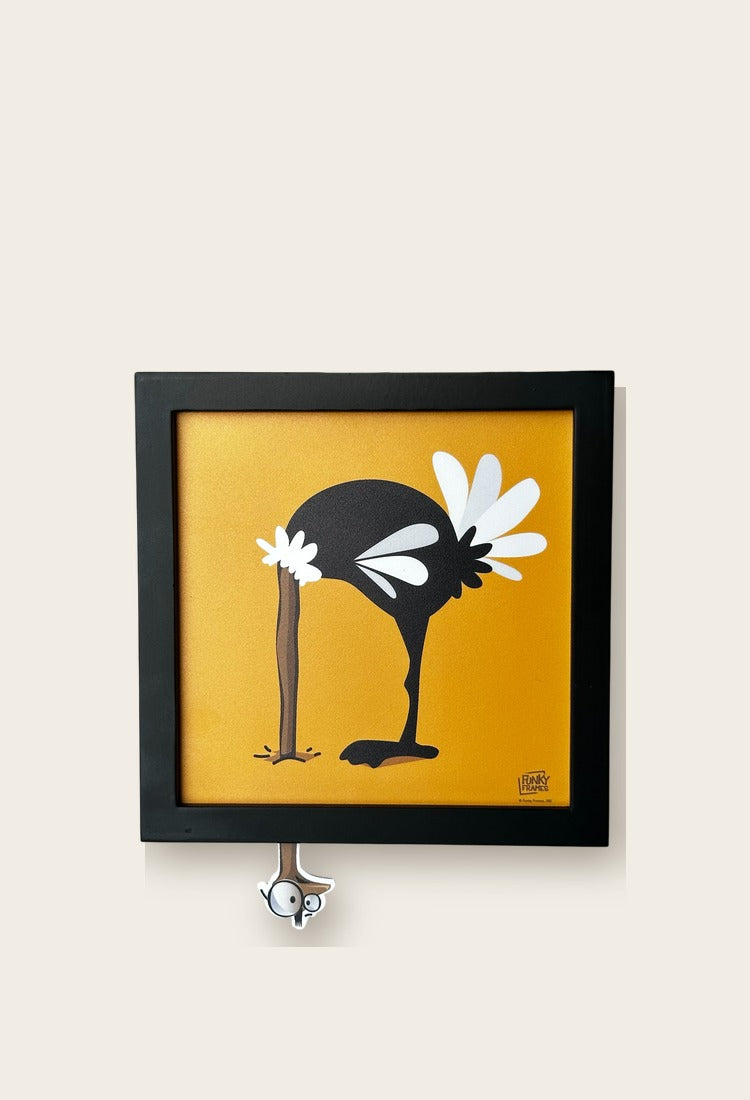 Funky Frames — L'autruche qui sort du cadre