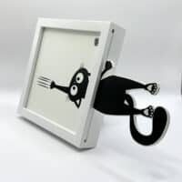 cadre-deco-Black-Cat-Funky-Frames-blanc-profil