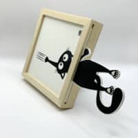 cadre-deco-Black-Cat-Funky-Frames-bois-profil