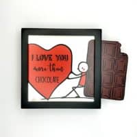 cadre-deco-Love-you-more-than-chocolate-Funky-Frames-noir